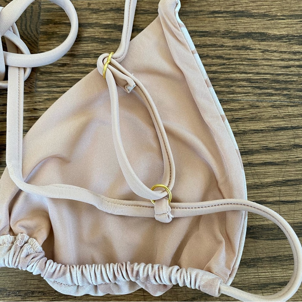 Onia Alexa Top in Nude Croc Multicolor, NWT - Picture 8 of 10